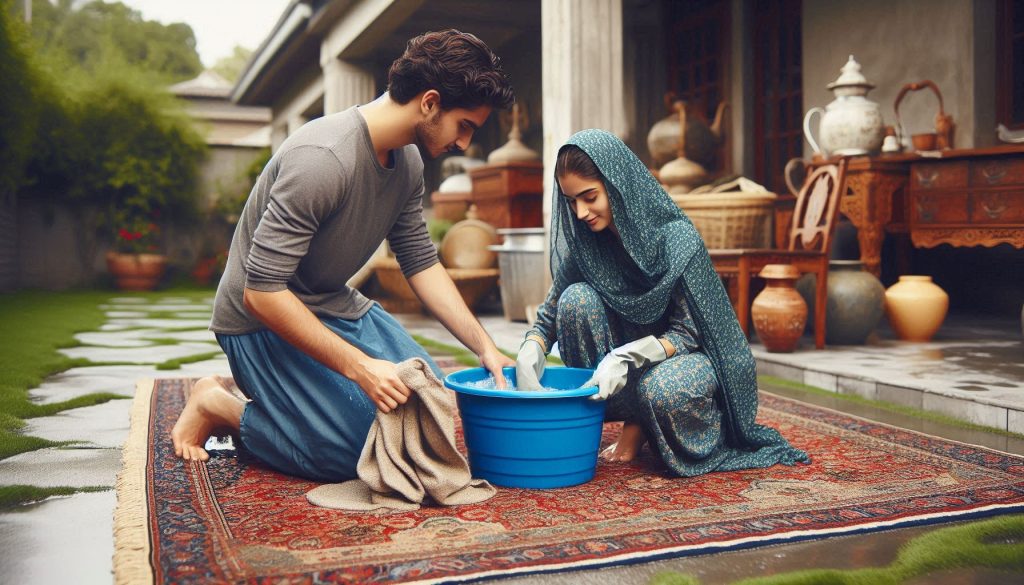 چرا باید فرش‌ها را به قالیشویی بسپاریم؟ مزایا و معایب شستشوی خانگی